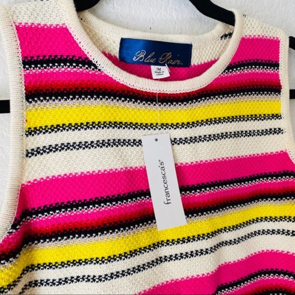 Francesca's | NWT Neon Stripe Tank Top - Picture 6 of 8